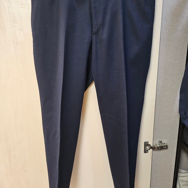 PT01 남성 슬림핏 스트레치 팬츠 네이비 54