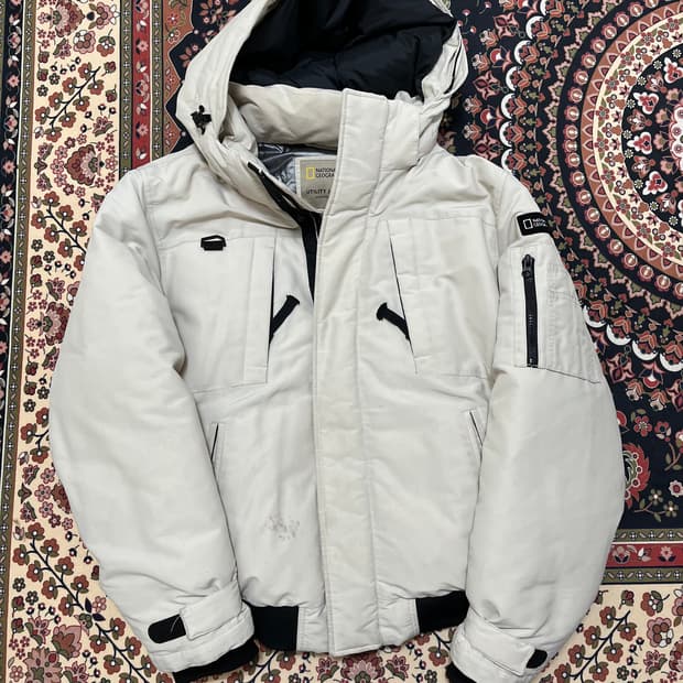 내셔널지오그래픽 덕다운 유틸리티 패딩 XXL/110