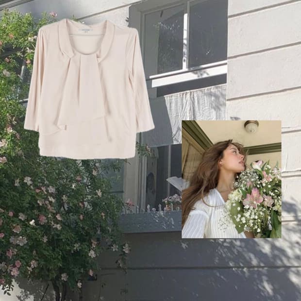 Trans Work Pink Frill Blouse