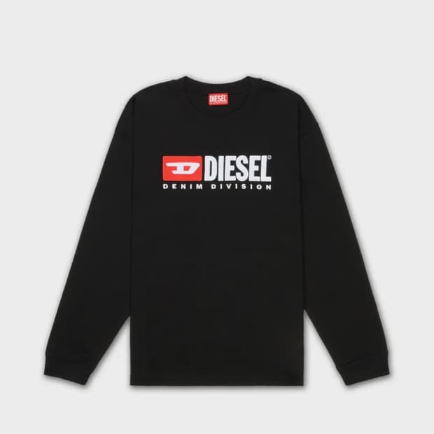 디젤 T 박스트 DIV 티셔츠 - 블랙