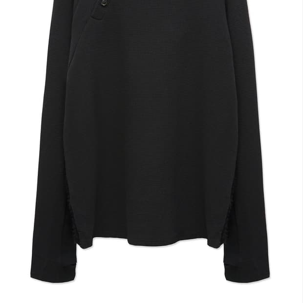IGNOTA CORE:13 BUTTON HOODIE (BLACK) L