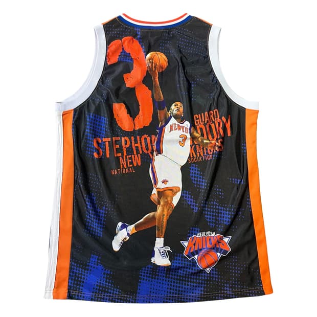 마제스틱 NBA 뉴욕 닉스 스테판커리 농구 유니폼