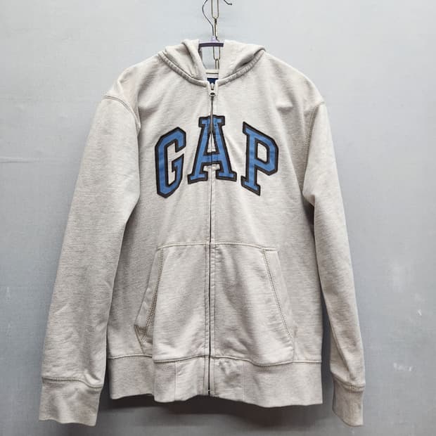 GAP 갭 빅로고 후드집업 S
