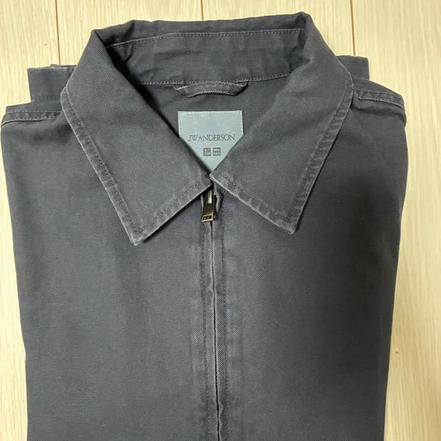 유니클로 JW앤더슨 집업 블루종 블루 네이비 M 사이즈