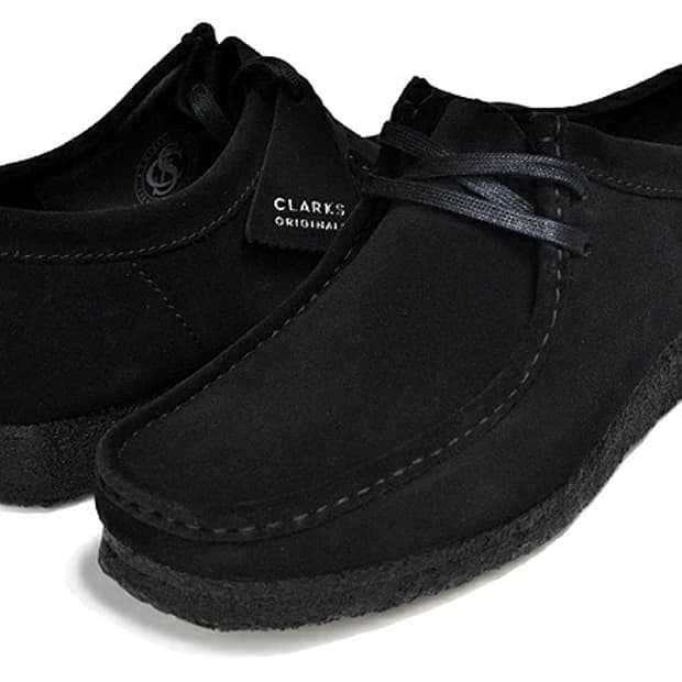 (uk9) 클락스 월라비 블랙 스웨이드