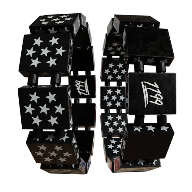 Bazo1199 White on Black Stars