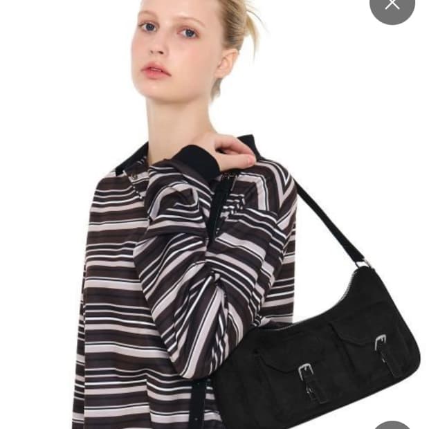 스탠드오일 조이백 미니 스웨이드 블랙