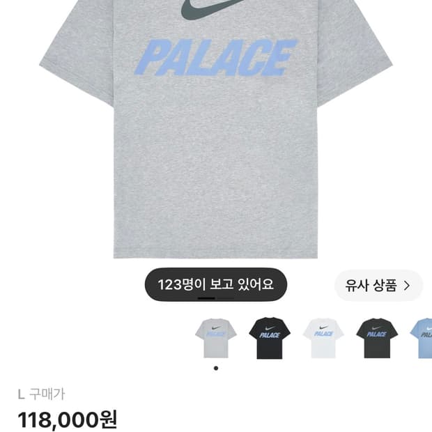 나이키 팔라스 반팔 l.xl