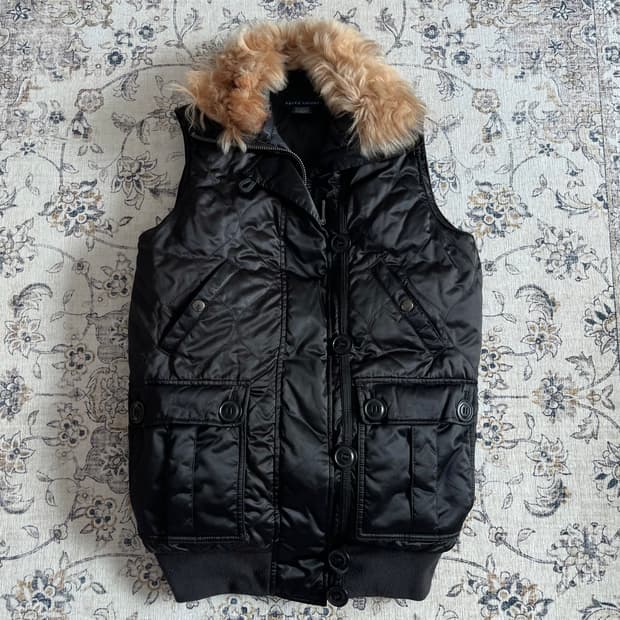 폴로 구스다운 패딩 조끼