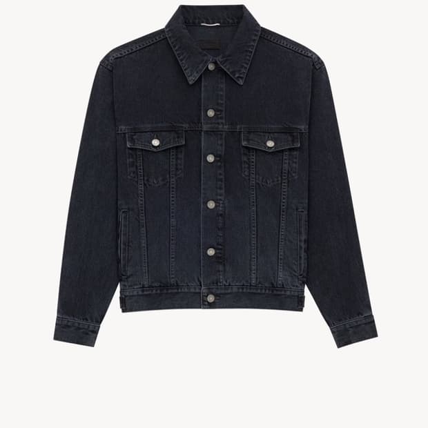 생로랑 데님 트러커 자켓 52사이즈