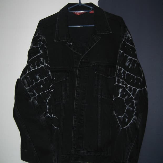 슈프림 시보리 데님 트리커 자켓 블랙 - 23SS (L사이즈)