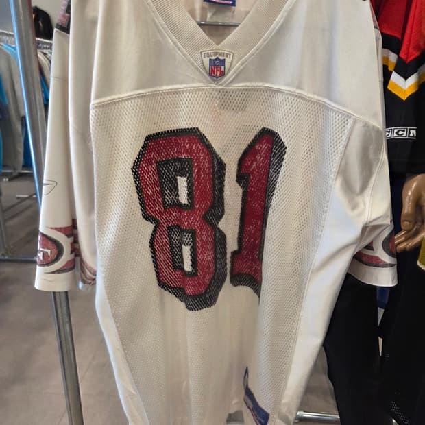 [Reebok/L] NFL 샌프란시스코 49ers 오웬스 저지 (블록코어