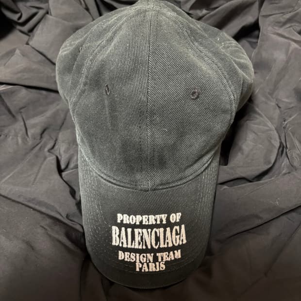 발렌시아가 데님 베이스볼 캡 M사이즈