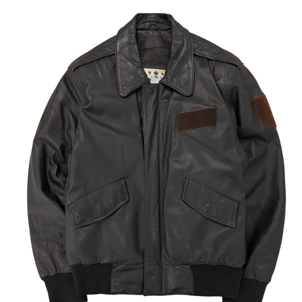 90s 한국군 양가죽 레더자켓 (3) 