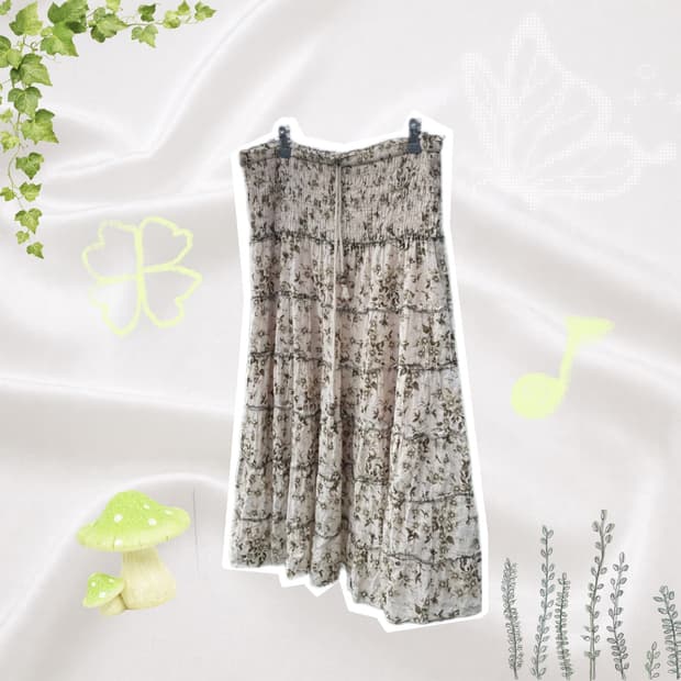 모리걸 잔꽃 스커트