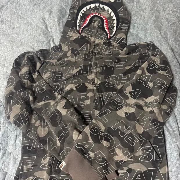 베이프 샤크후드 정품 XL