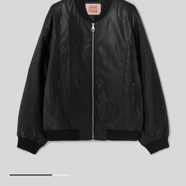 샌드사운드 레더 점퍼