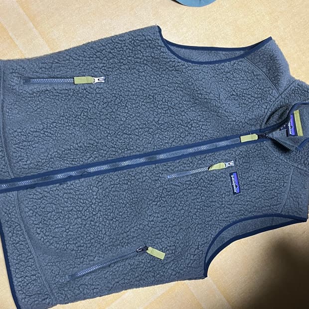 파타고니아 레트로 파일 플리스 베스트 M 카키