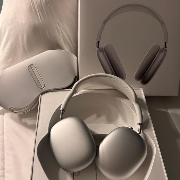 S급) 에어팟맥스 실버