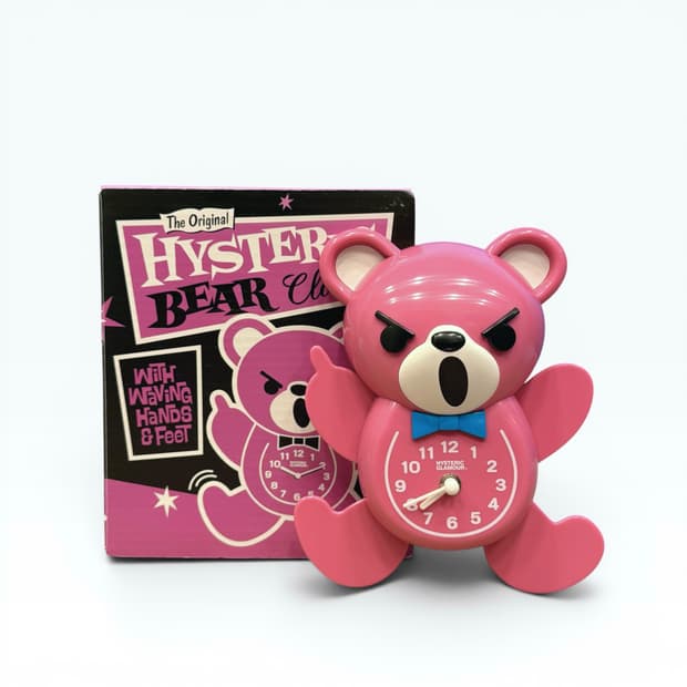 히스테릭 글래머 베어 시계, 핑크 / HYSTERIC FUCK BEAR