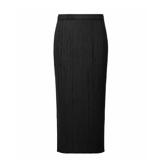 (새상품) 플리츠 플리즈 베이직 스커트 블랙 3사이즈