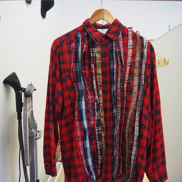 Rebuildbyneedles flannel shirt