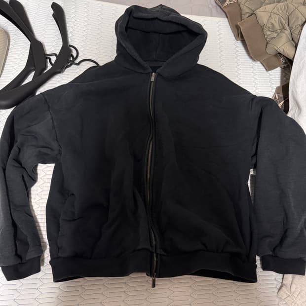 피오갓 에센셜 후드집업 xs