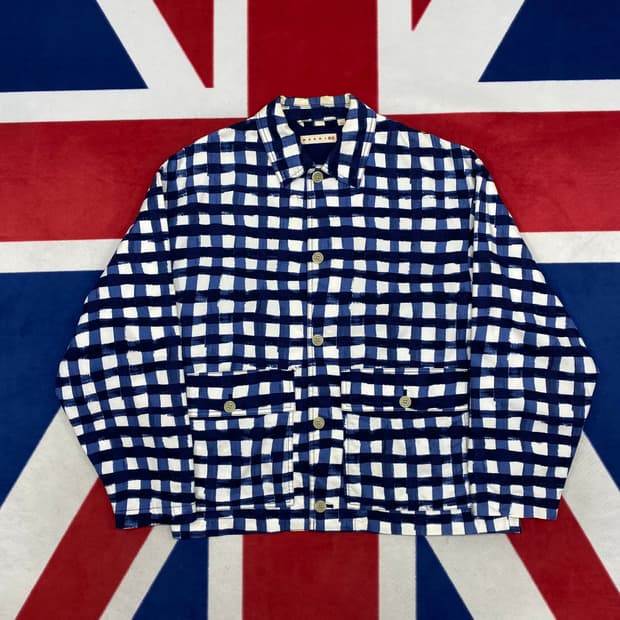 마르니 x 유니클로 오버사이즈 자켓 L 실측 XL