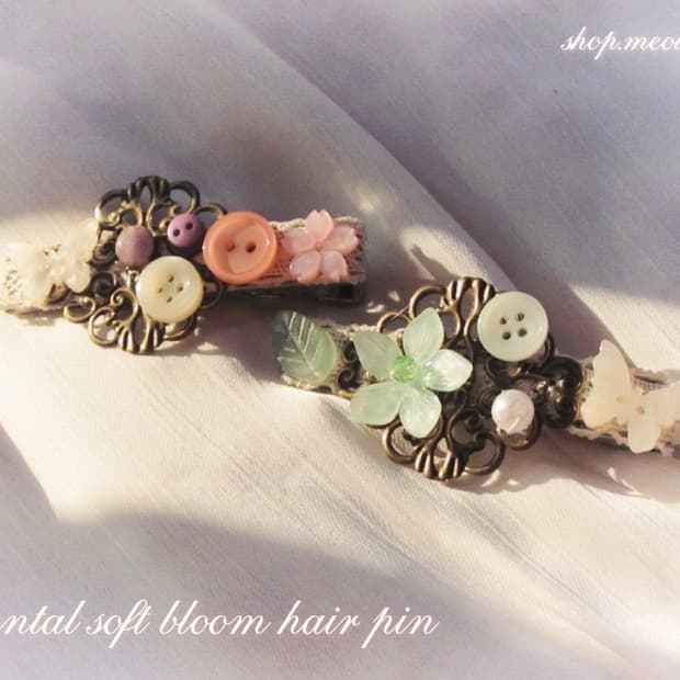 ~3/31 세일 {오리엔탈} 비즈원석 핸드메이드 헤어핀