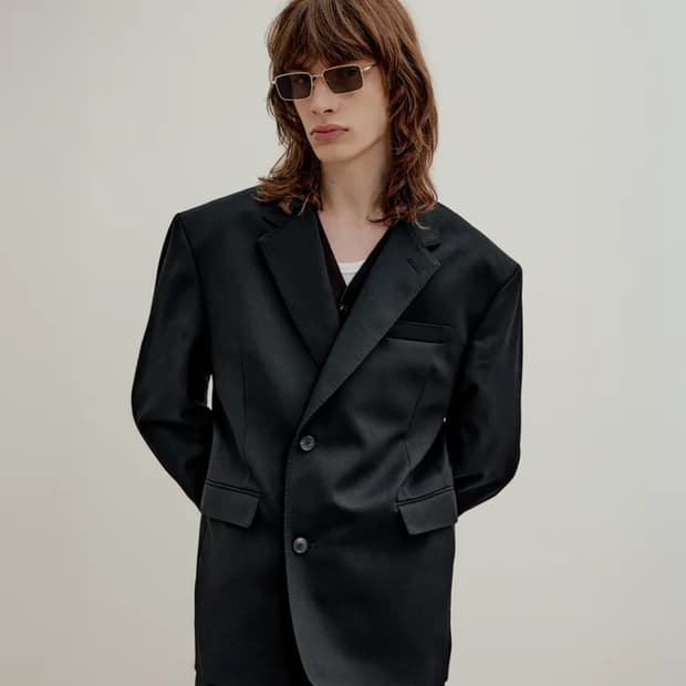 [48] 엘무드 엘 클래식 테일러드 울 블레이저 (블랙)