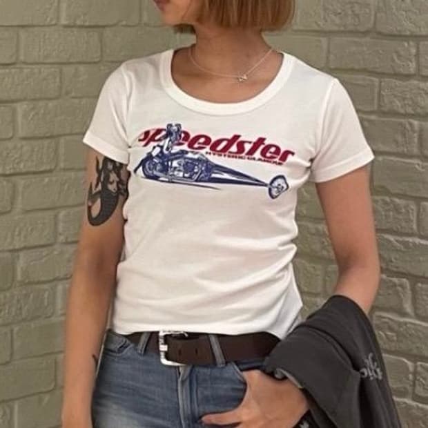 [품절제품/미개봉새상품] 히스테릭글래머 스피드스터 반팔 티셔츠