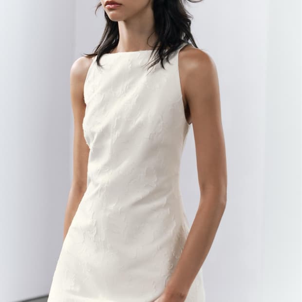 ZARA 자카드 드레스