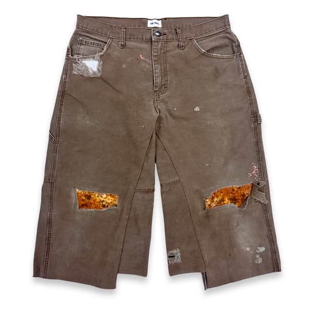 Vtg Dickies Sashiko Distressed 버뮤다