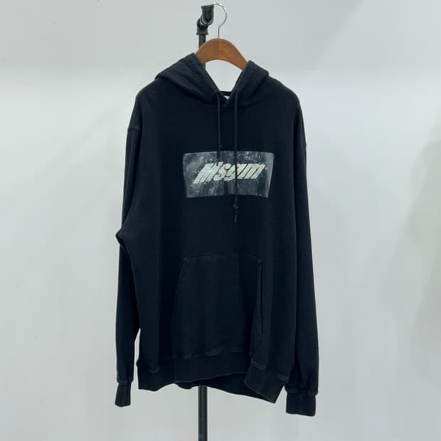 Msgm 후드 블랙