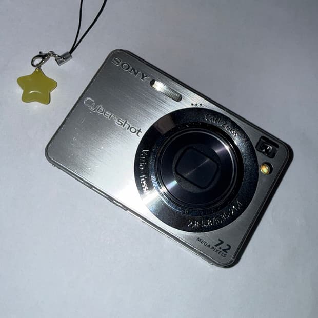 (이번주만) 소니 사이버샷 DSC-W120 실버 디지털 카메라