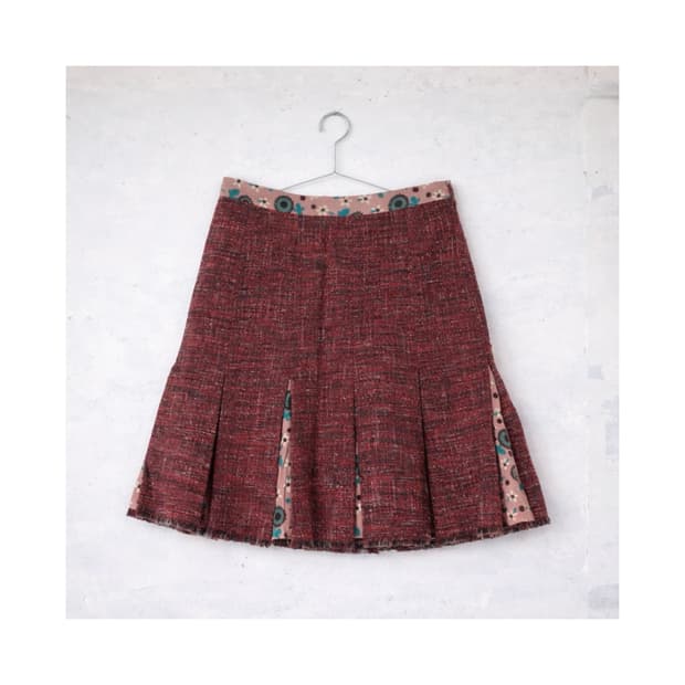 Wine Cherry Skirt