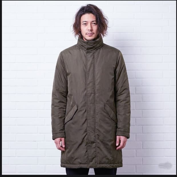 100 / ZARA / 카키 롱자켓 야상/개파카 /토1107-조