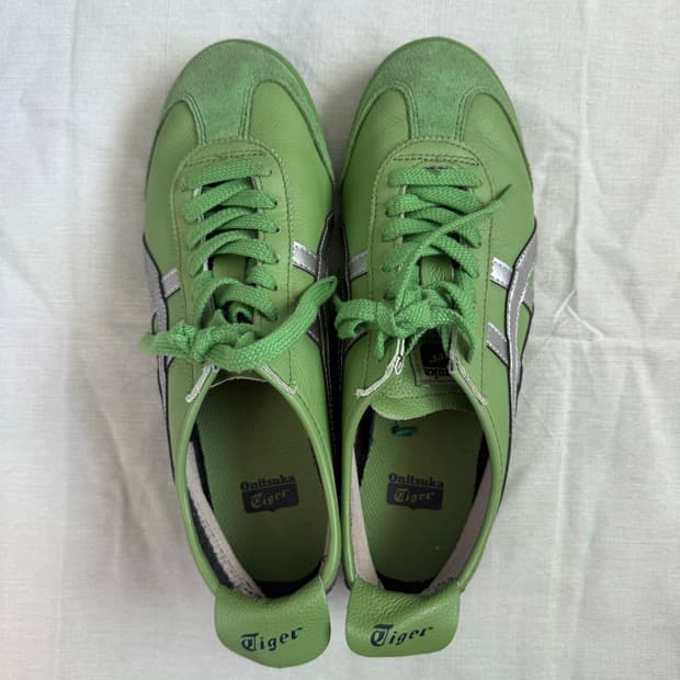 오니츠카타이거 green shoes