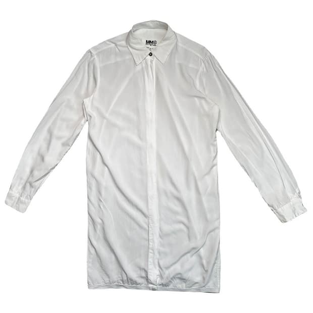MAISON MARTIN MARGIELA 셔츠 드레스 화이트