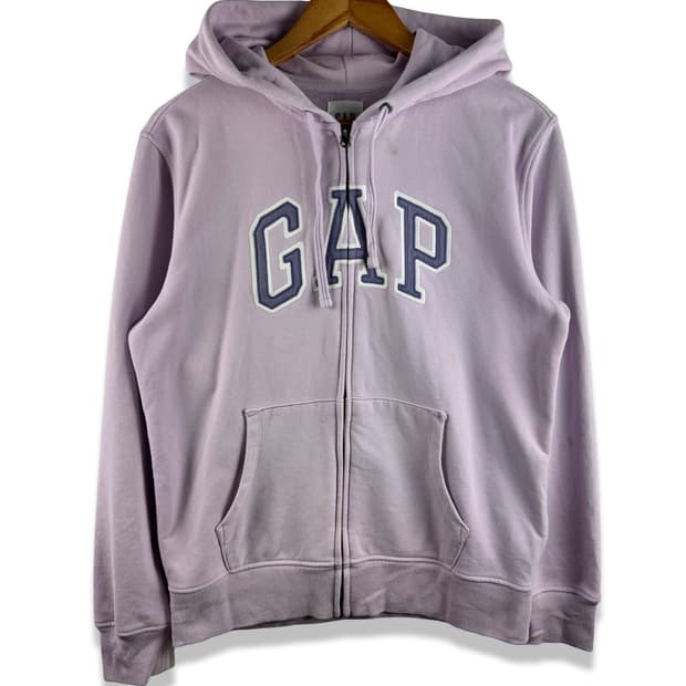 GAP 갭 연보라 스펠아웃 후드집업4510