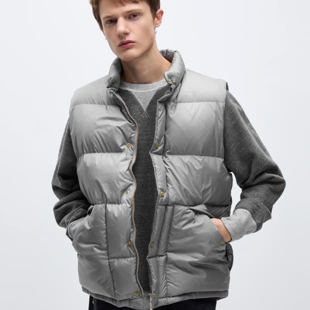 카키스 다운 베스트 그레이 4(xl)