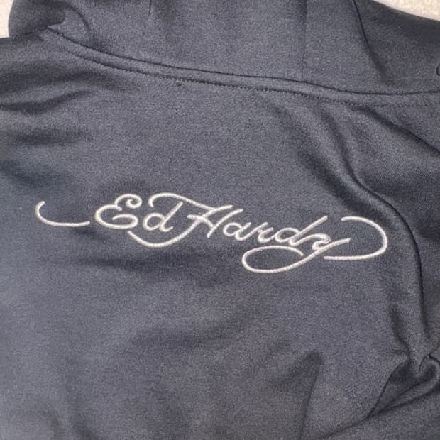 에드하디 블랙 후드집업 95사이즈
