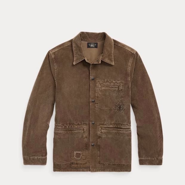 더블알엘 리페어 코듀로이 오버셔츠 m사이즈