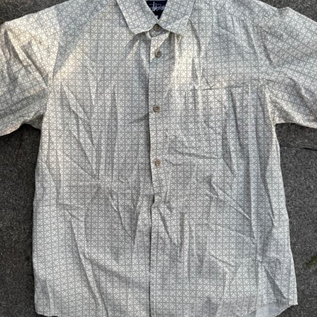 90s stussy 스투시 하프셔츠