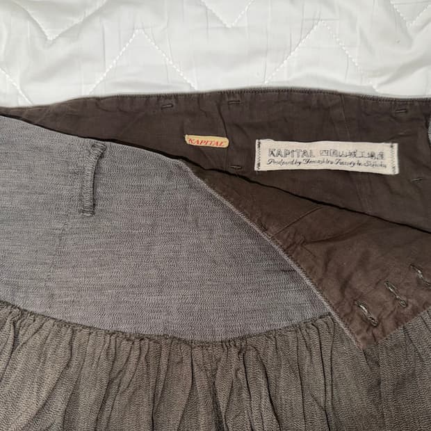 Kapital wide skirt pant / 캐피탈 가우초 팬츠