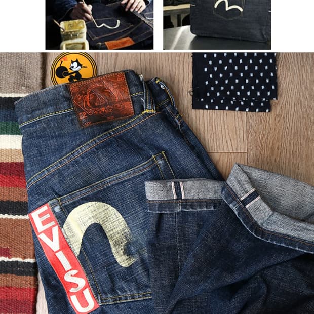 

일본판 EVISU 에비수 셀비지 데님 빅 레드텝
32-33