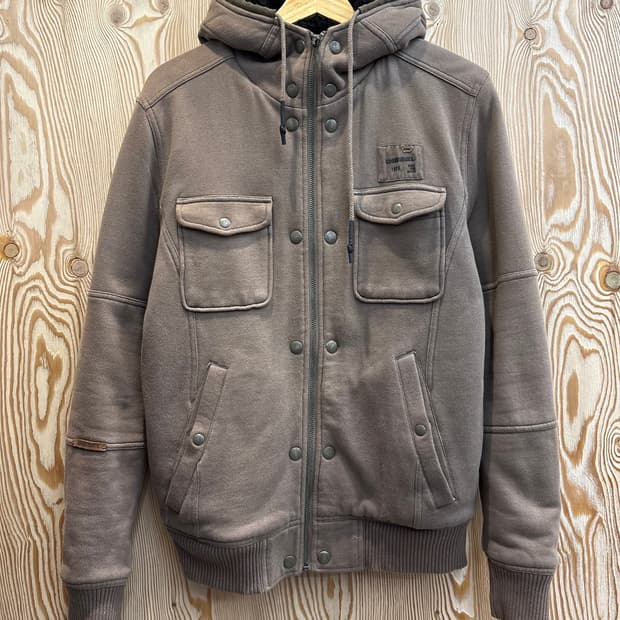 00s 디젤 양털 후드 집업