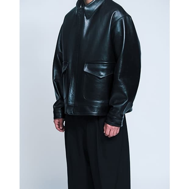 (2)a.presse Leather Type A-2 Flight Jack