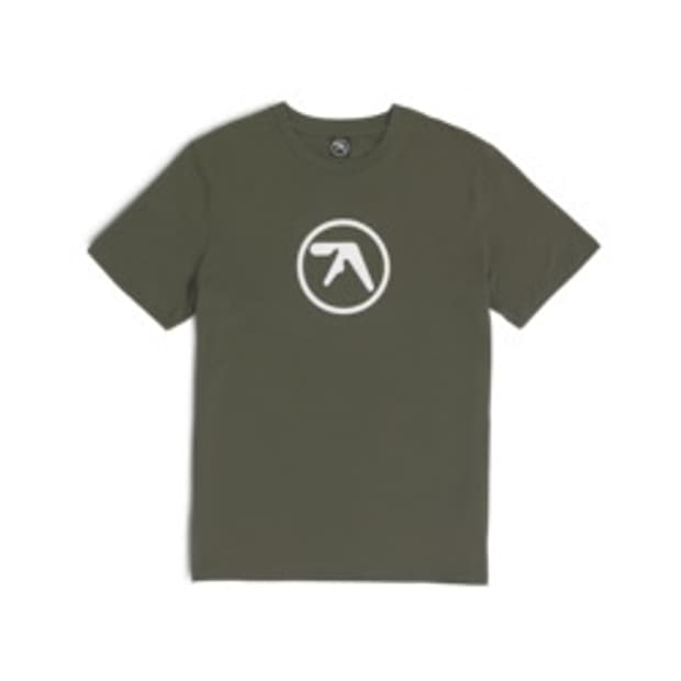 aphex twin 에이펙스 트윈 logo tee khaki(M)