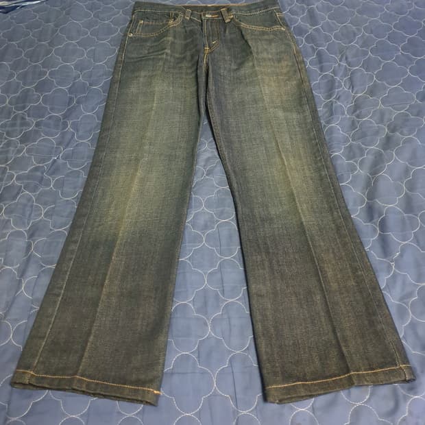 리바이스 514 빈티지워싱 데님팬츠 오일인디고 (16R 28W-28L)